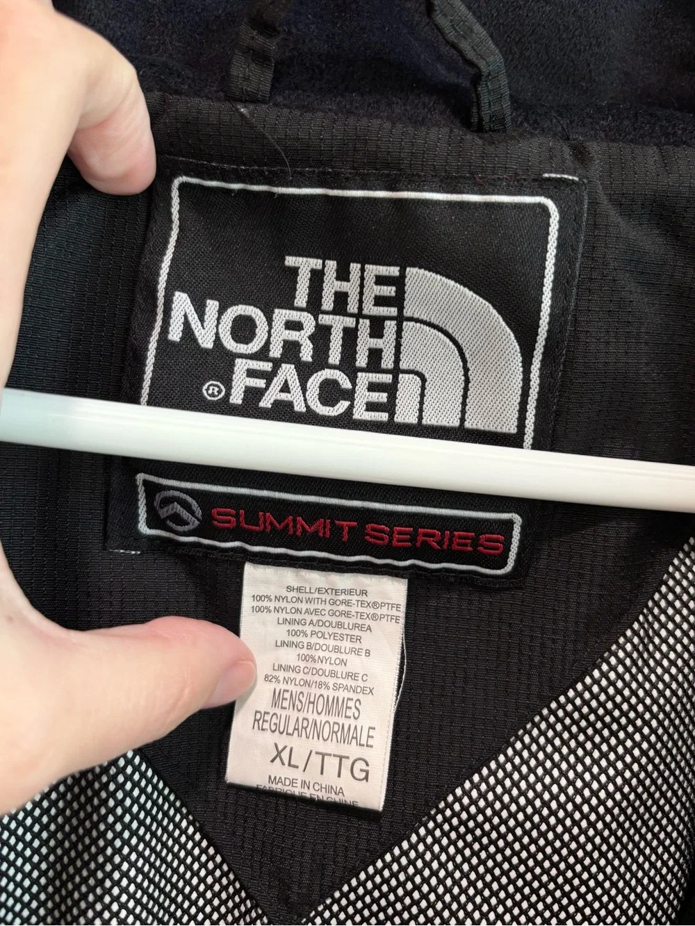Men’s North Face Summit Series Gore-Tex XCR Waterproof Shell Jacket Black